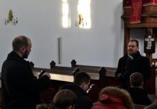 Vilniaus v. Juozapo kunig seminarijos rektorius uduoda klausim kun. Raimondui Stankeviiui